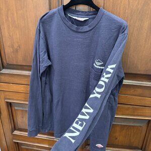 Great Condition Battenwear Long Sleeve NY Basic Pocket Tee Size Small